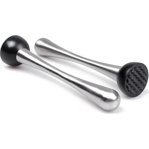 50pcs/lot Stainless Steel Cocktail Muddler Mashes Fruits Herbs and Spices for Cocktails Bar Tools LX9065