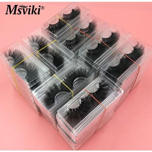 8D Mink Eyelashes Packaging Box Bulk Natural Long 25MM 5D 3D Mink Lashes Wholesale Beauty False Eyelashes Extension Makeup Tools