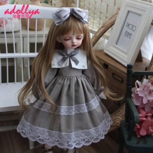 BJD Doll Clothes Set Dress For Dolls Princess Fantasy Cosplay Skirts For 1/3 1/4 1/6 Clothing Doll Accessories Dress Headdresses