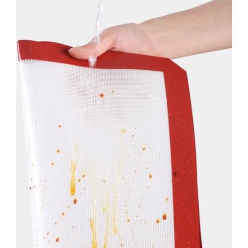 Non-Stick Silicone Baking Mat Pad 29*26cm Baking Sheet Glass Fiber Rolling Dough Mat Large Size for Cake Cookie Baking Tools