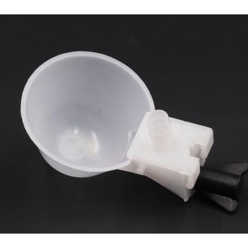 20pcs Automatic Bird Pigeon Coop Feed Poultry Chicken Fowl Drinker White Water Drinking Cups Quail Waterer Animal Feeders