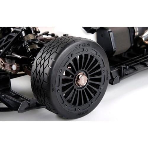 Glue-free Tire on Road Tyres Assembly Set for 1/5 Scale Rovan F5 MCD XS-5