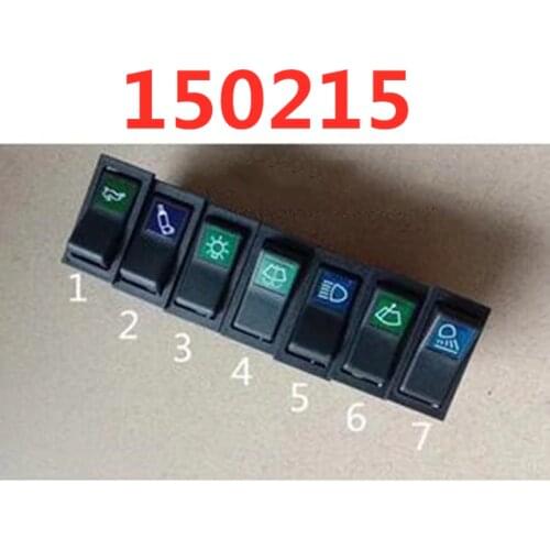 Excavator parts 150215 wiper headlights speed control switch for Doosan Daewoo 150215 225/300/-5/7/-9
