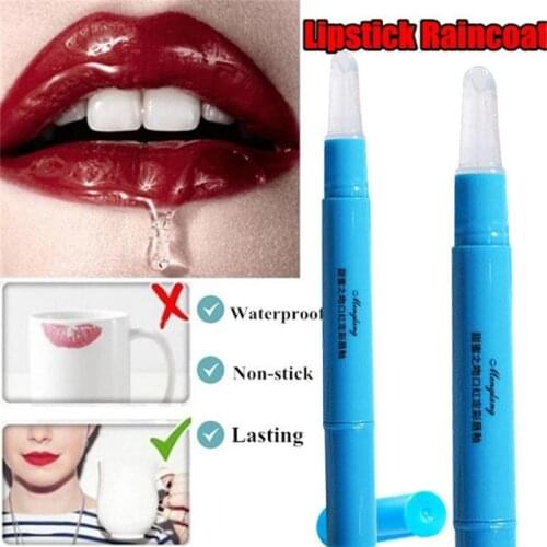 Lipstick Raincoat Non-stick Cup Lipstick Lip Makeup Liquid Protective Film Lipstick Raincoat Lip Care