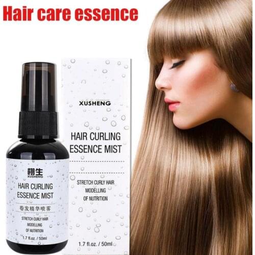 50ml Hair Essence Hair Curling Nourish Oil Mist Repair Damaged Hair Care Nourishing Dry Hair Men Woman Professional Hair Care