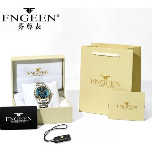 FNGEEN Watch Storage Box Organizer High Quality Men Watch Display Holder Cases Top Selling Black Jewelry Gift Boxes Case