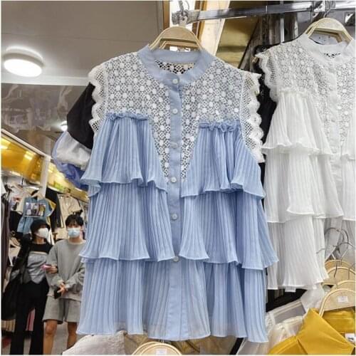 HQC Pie Sleeveless Blouses