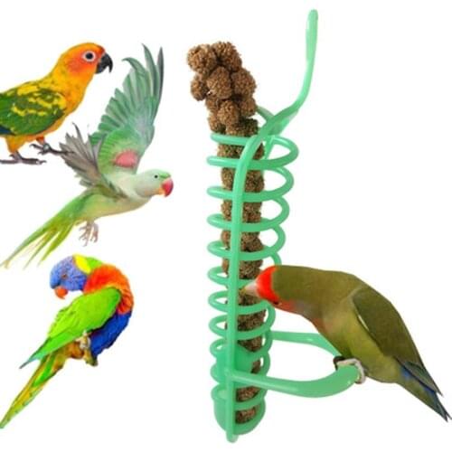 1pc Bird Chew Toy Parrot Parakeet Budgie Cockatiel Cage Hammock Swing Toy Hanging Toy Swings Cage with Bells Toys Bird Supplies