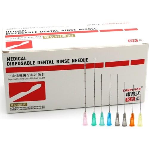 Conpuvon Blunt needle Needle Tips 21G/22G/23G/25G/27G/30G Plain Ends Notched Endo needle tip Syringe 50pcs