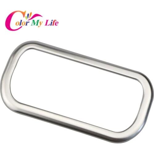 Color My Life Stainless Steel Rear Tail Trunk Door Handle Bowl Cover Trim Sticker for Toyota C-HR CHR 2016 - 2018 Accessories