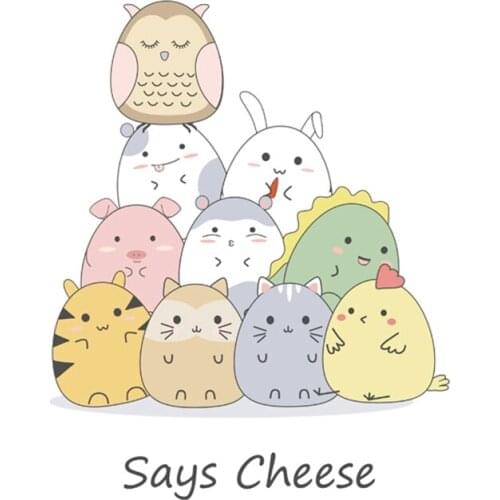 Cartoon Cat Series Stickers Iron On Transfers Vinyl Heat Transfer Ironing Stickers T-shirt Thermal Patches For Clothing