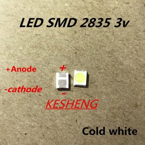 UNI LED Backlight High Power LED 1w 3v 1210 3528 2835 Cool White Backlit LCD Screen for TV Applications MSL-628KSW/2000pcs