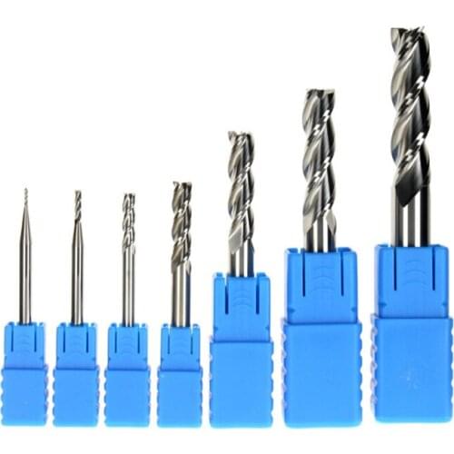 Carbide End mill 6mm 8mm 10mm 12mm Lengthening High Strength Tungsten Steel Milling Cutter CNC Carbide Coated Metal Endmill