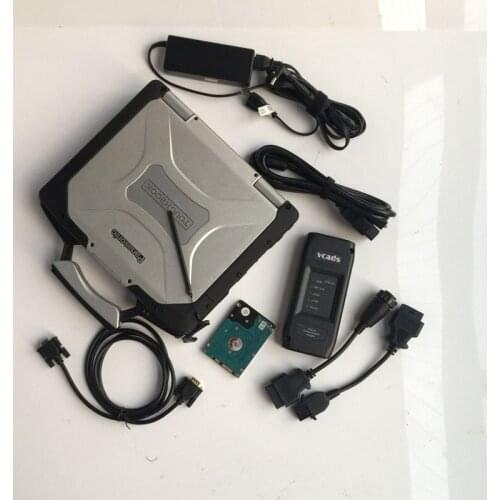 Vcads Truck Diagnostic Tool Full Interface Software with Laptop CF19 Touch Screen Hdd Ready to Use