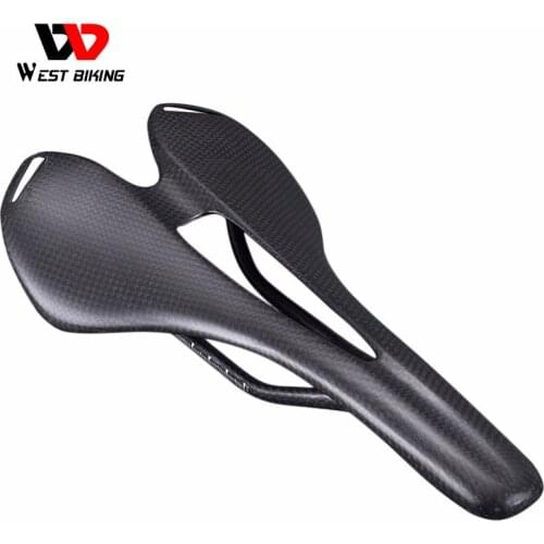 3K Full Carbon Fiber Bicycle Saddle Ultralight Matte Gloss Bike Racing Cushion Mountain MTB Road Bike Seat Cycling Accessories