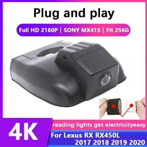 HD 4K 2160P Plug and play Car DVR Video Recorder Dash Cam Camera For Lexus RX RX200T RX300 RX450H 4WD Duluxe IS300 2017~ 2020