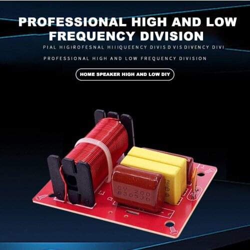 Weah-234 80W 2-Channel Hi-Fi Audio Tweeter Bass Speaker Crossover Home Video Sound Crossover Filter Equipment
