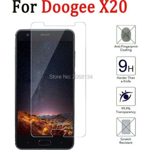 For Doogee X20 Glass Tempered Glass Screen Protector For Doogee X20 X 20 Case Film Protective Cover Phone Guard Protection