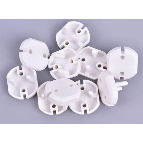 10pcs/Lot EU Power Socket Electrical Outlet Baby Kids Child Safety Guard Protection Anti Electric Shock Plugs Protector Cover