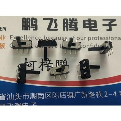 5PCS/lot U.S. C&k JS0010 patch toggle switch 6 feet 2 gears double row sliding power switch vertical long handle