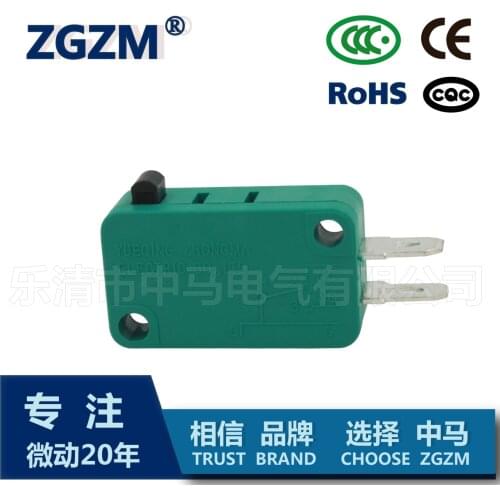 HWEXPRESS 50PCS Electric Welding Machine Fretting Switch ZW7-10 Copper Point 5A Normally Open ( The Basis Of ) 2 Foot Flat Foot