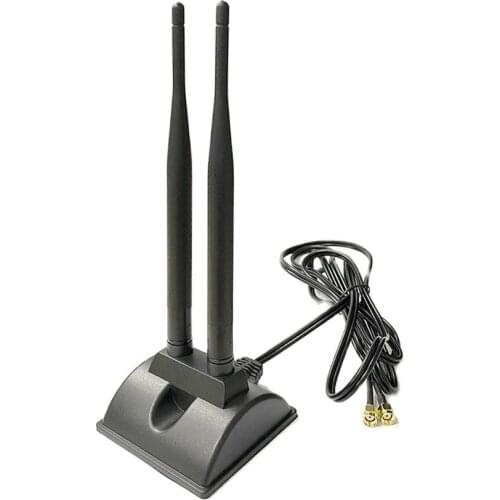 5G Gual-band Antenna 6Dbi Omni High-gain Extension Aerial SMA Connector Wireless Network Card WIFI Router