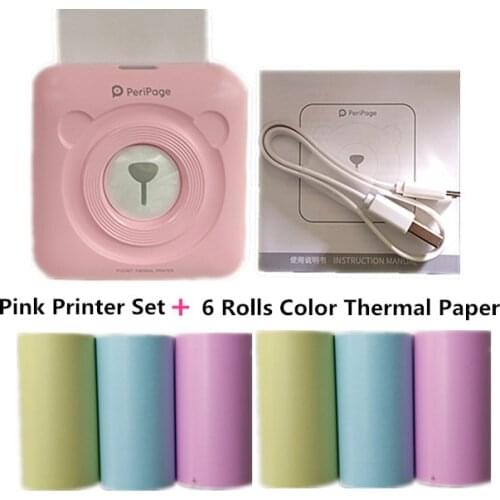 A6 Ink-free Bluetooth Pocket Portable Peripage Thermal Photo Printer POS Mobile Receipt Printer Paper Imprimante Thermique Fotos