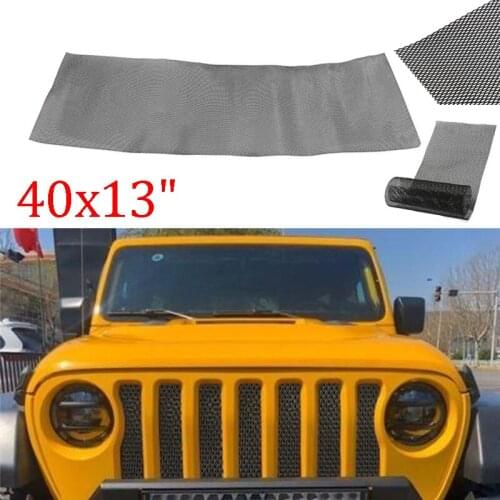 40x13" Car Black Grille Mesh Net Sheet Aluminum Rhombic Auto Grill Universal