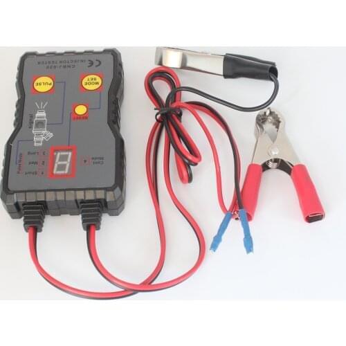 Acheheng Automotive Fuel Injector Tester 12V 4 Pulse Modes Handheld Car Vehicle Fuel Pressure System Diagnostic Tool