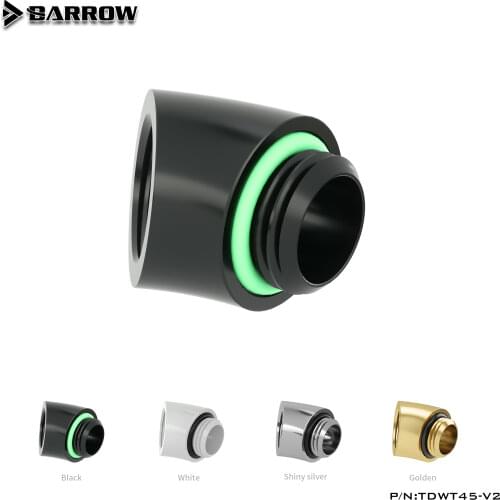 Barrow G1/4" 45 Degree Fitting Connector TDWT45-V2