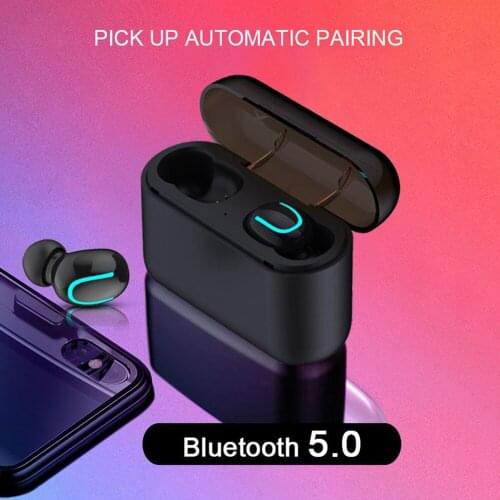 TWS Q32 Ture Wireless Headset HBQ Bluetooth 5.0 Headset With Mic Mini Bluetooth Earbud Cordless Earphone for IOS Android Phone