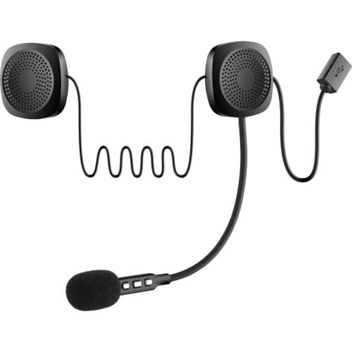 Bluetooth 5.0 Wireless New Design Ultra-Thin Motorcycle Helmet Earphone Headset Bt Speaker Headset Helmet With Microphone Sponge