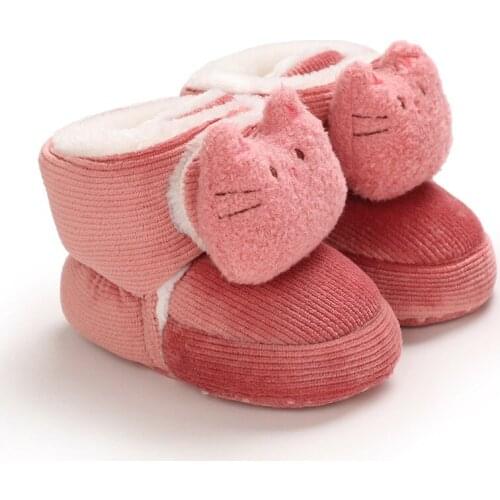 2020 Newborn Baby Shoes Warm Snow Boots Shoes Soft Sole Infant First Walker Baby Girl Boys Causal Anti-slip Prewalker