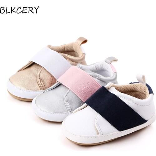 Brand Shoes Newborn Baby Girl Shoes Infant Boy Loafers for 1 Year Old Soft Sole Crib Shoes Toddler Slippers First Walkers 0-18M