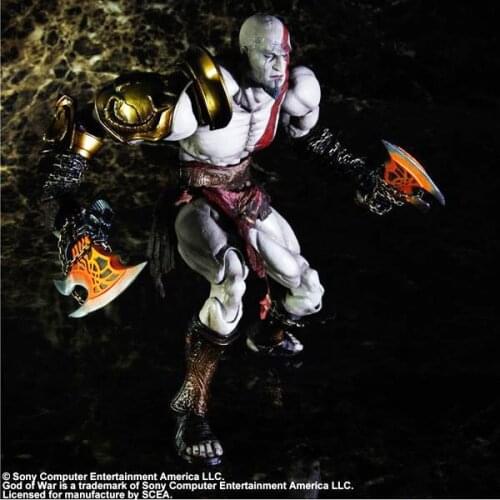 PLAY ARTS 10" 25cm GOD of WAR Kratos PVC Action Figure Collectible Model Toy
