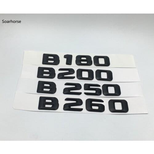 Soarhorse For Mercedes-Benz W245 W204 W220 B180 B200 B250 B260 Emblem Sticker Number Letter Alphabet