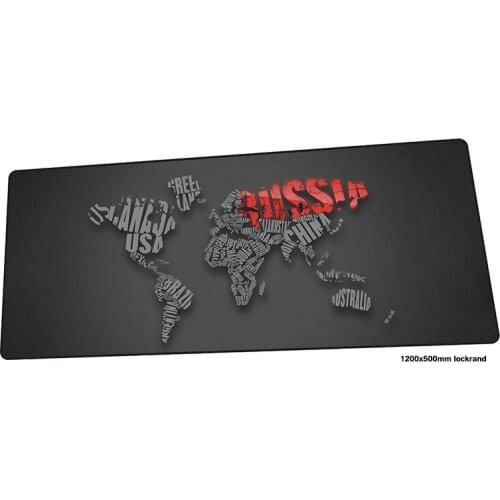 World map mouse pad gamer Colourful 120x50cm notbook mouse mat gaming mousepad large xl pad mouse PC desk padmouse