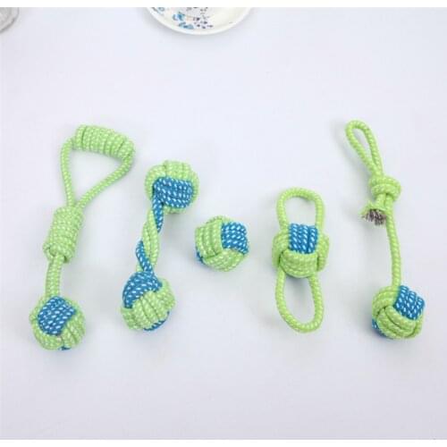 7 Style Rope Kong Dog Toy Chew High Quality Pet Dog Teething Toy French Bulldog Training Supplies Interactive Small Dog Toy Ball