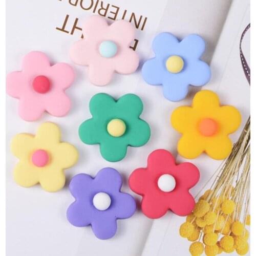 Hot Sell 25mm Resin Surface Grinding Flat back Flowers|Party Decoration Flowers|Hairbow Center Accessories|DIY Flower Miniatures