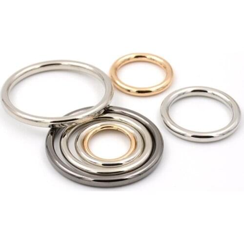 1lot=20 pieces Metal round buckle bag with strap hardware accessories clothing shoes hat bag metal ring circle buckle