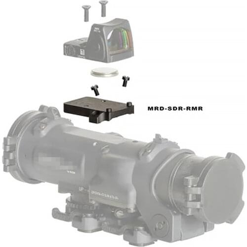 Elcan DR 1-4x/1.5-6x RMR/Docter red dot sight mounting plate