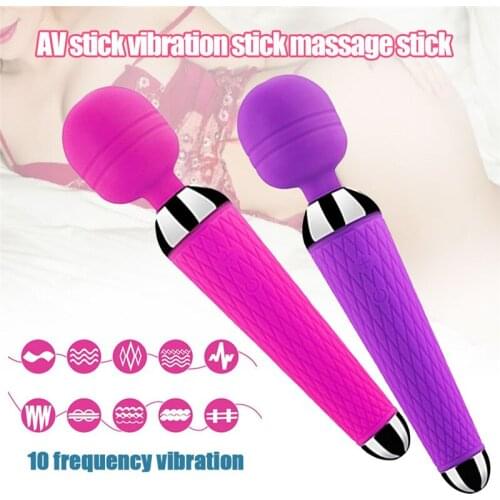 Powerful Magic Wand AV Vibrator Sex Toys for Woman Clitoris Stimulator Sex Shop toys for adults G Spot vibrating Dildo for woman