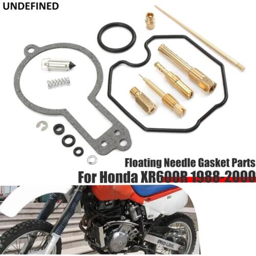 Motorcycle Carburetor Accessories Repair Kit Floating Needle Gasket Parts Rubber For Honda XR600R 1988-2000 XR 600 XR600 R