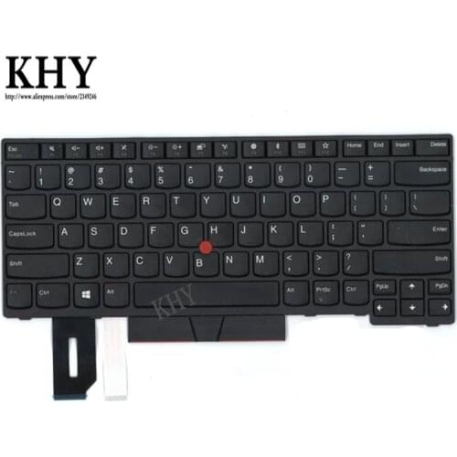 New Original US Keyboard For ThinkPad E480 E485 E490 E495 L380 L390 L480 L490 T480S T490 T495 01YP240 01YP320 01YP400 01YP480
