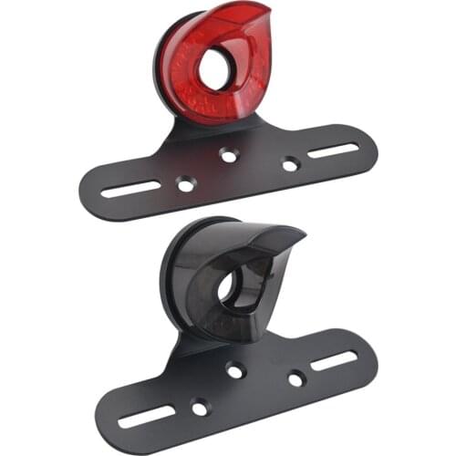 Motorcycle License Plate Frame tail light Brake Light Running License Plate Light Universal Fit For Harley Honda Yamaha Choppers