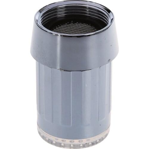 Blue LED Light Water Stream Faucet Tap ABS Round Connector for bathroom or kitchen