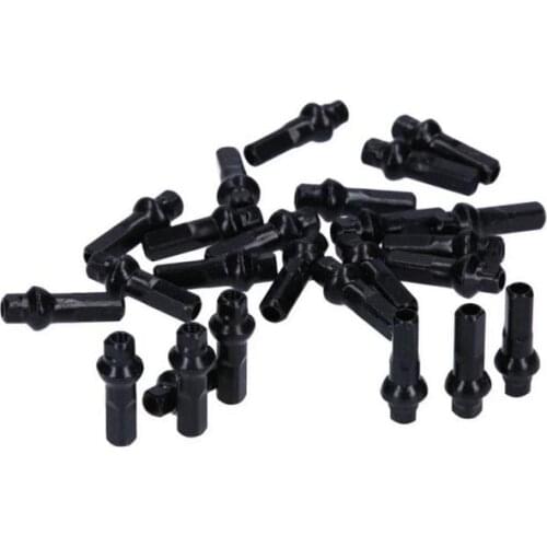 SAPIM Spoke Nipples Double square Self-locking wheelset spoke MTB Road 66psc/60psc/34psc/30psc/10psc Black