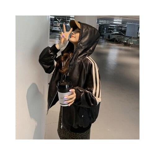 Spring Women Genuine Real Sheep Leather Jacket R4477