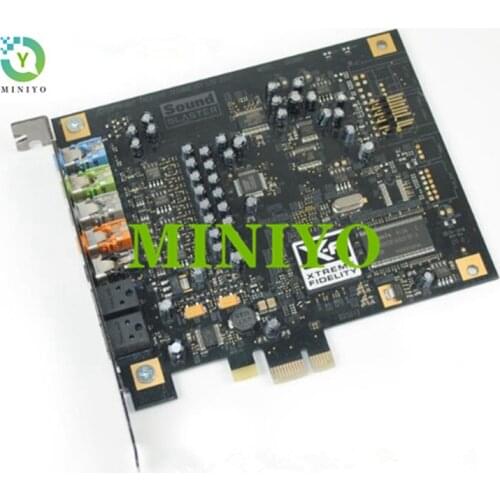 High Quality for Creative SB0880 X-Fi Titanium PCI-E 7.1 sound card PCI-E HIFI Fiber port for win 7/8/10 XP
