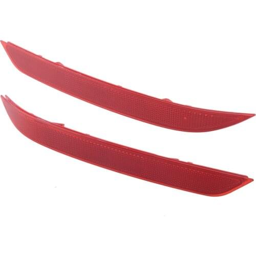 1 Pair Red Rear Bumper Reflector 33555T2AA11 HO1185111 Fit For Honda Accord EX EX-L LX Sport Touring Hybrid SE 2016 2017